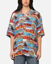 [CHAMPION] Champion Route 40 Drifter Button Up Shirt Ginger - Size S S Ginger