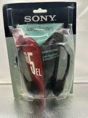 Sony MDR-005EL Light Weight Stereo Headphones for Walkman 1994 Vintage SEALED