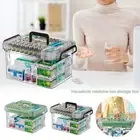 Large Capacity Medicine Box Organizer Portable Medicine Kit Tackle Box Drug