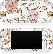 TACKY DESIGN Abstract tribal skin Compatible with Nintendo switch lite skin ,Face switch lite cover Vinyl 3m decal Cute Full wrap switch lite sticker