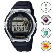 New Casio Wave Ceptor Atomic World Time Digital Watch Multi-band Black WVM60-9A