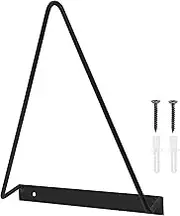 iplusmile Vinyl Record Wall Mount Storage Rack Triangular Design for Album Display for Home Office and Classroom Organization and Stable Construction