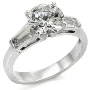 Wedding Rings for Women Engagement Cubic Zirconia Promise Ring Set for Her TK005