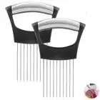 2Pc Onion Slicer Holder, Onion Holder for Slicing, Lemon Slicer Onion Cutter ...