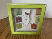 Tie One On Wine Glass Stemware Baubles and Coasters Stemware Decor Party