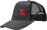AKRAPOVIC 802282 Trucker Cap, Free Snapback Black
