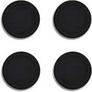 PlayVital Thumb Grip Caps for Nintendo Switch OLED, Joystick Caps for Switch Lite, Thumbstick Covers for Switch Joycon, Analog Caps Thumb Grip Covers for Nintendo Switch - Black
