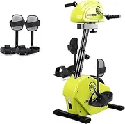 Foot Pedal Exerciser Cycle Bike,Leg Arm Cardio Training Table Resistance Rehabilitation Stationary Mini Exercise (Color : G)