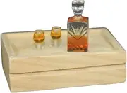 1 Set Exquisite Mini Whiskey Wine Bottle Bar Model,1:12 Scale Dollhouse Miniature Accessories,Mini Alcohol Bottles,Verisimilitude Mini Whiskey Wine Decoration Convenient and Nice,Dollhouse Accessories