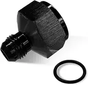 DXNQ 10AN Female to 8AN Male Flare Reducer Adapter, Aluminum Fuel Hose Fitting Female to Male Conversion, Flare Thread Hose Expander Fitting Adapter for Vehicles, Car Accessories (10AN to 6AN)
