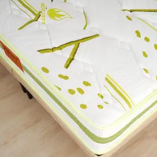 契斯特 蘆薈冰感紗5cm複合乳膠三線2.3硬式獨立筒床墊-5尺