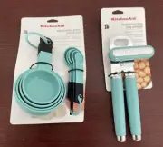 Kitchenaid 9-piece BPA-Free Plastic Measuring Cups and Spoons Set And Can Opener