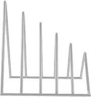 Uonlytech Multi Functional Iron Desktop Bookshelf Grey Bookend File Organizer for Magazines Records Folders and Laptops Storage Rack for Office and Home Use