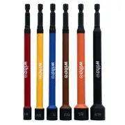 Wiha 70486 Color Coded Nut Setter 6 pc Set, 6"