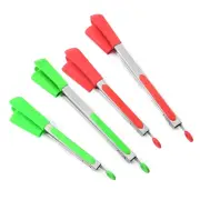 Silicone Kitchen Tongs Handy 2 in 1 Spatula Heat Resistant Cooking Tong BBQ Tool