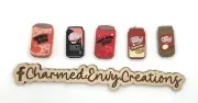 Shoe Charms - Dr Pepper - Soda - Pop - Bevrage - 5 Pack Plus Bonus