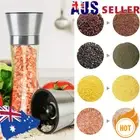 Salt and Pepper Shakers Stainless Steel Salt Pepper Mill Manual Spice Grinder
