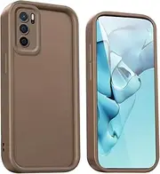 [WBWONE] GOGME Protective Case for Oppo A16 / A54 / A16s - Premium Silicone Shockproof Case Mobile Phone Case with Elegant Design and Non-Slip Grip - Brown