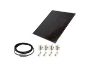 100W Fixed Glass Solar Panel + 6m Extension Lead + Solar Panel Mounting Brackets