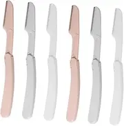 Healeved Pcs Stainless Steel Eyebrow Trimmer Compact Portable Brow Razor Shaver for Women Men