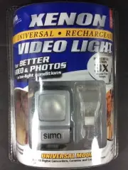 Sima Xenon Video Light Model SL-9X Universal Rechargeable Camcorders Cameras