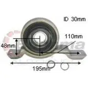 Boonma Drive Shaft Centre Support Bearing - CB-4015