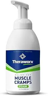Theraworx Relief Fast-Acting Foam for Muscle Cramps and Spasms, Economy 17.1oz Pump