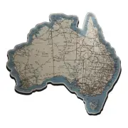 90cm Australia Map Decal Sticker Caravan RV sticker decal, road map large