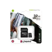 Kingston Canvas Select Plus 32GB Micro SD Card SDHC 100MB/S Phone Memory Card