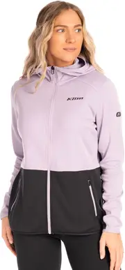 Klim Solitude Hoodie, functional jacket women , color: Violet/Black , size: S