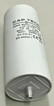 70uF START RUN MOTOR CAPACITOR MADE IN EUROPE