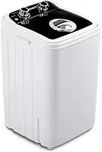 Portable Washing Machine 4.6KG Black Compact Mini Washer Laundry Appliance