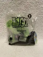 NIP 2017 Teen Titans Go BEAST BOY McDonald's Happy Meal Kids Toy 2 COMBINED SHIP