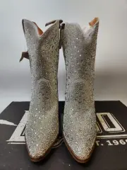 Dingo Ladies Neon Moon Silver Rhinestone Booties DI567-GY6