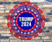 10" Trump 2024 'B' Wind Spinner Yard Decor 3D Kinetic rws-160