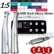 Dental Brushless LED Electric Micro Motor / 1:5 Increasing Handpiece