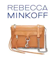 NWT REBECCA MINKOFF Mini M.A.C. Leather Crossbody Bag MSRP $195