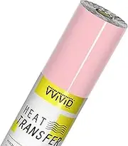 VVIViD V2 Professional HTV Heat Transfer Film Iron-On Vinyl Roll (Light Pink, 3ft x 12in)