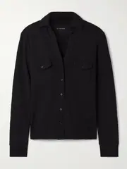 [Nili Lotan] Nili Lotan - Liam Cotton-jersey Shirt - Black - x small x small Black