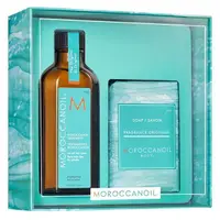 在飛比找蝦皮購物優惠-MOROCCANOIL 摩洛哥優油 愛皂限量禮盒 (優油 1