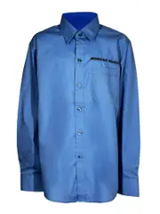 Snr LS Blue Shirt