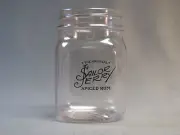 SAILOR JERRY SPICED RUM PLASTIC MASON JAR DRINK MIXING GLASS 5'' x 2.5'' NEW