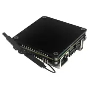 Aluminum + Acrylic Cooling Shell Passive Heatsink Case For Orange Pi Zero 2 F