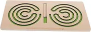 HOOTNEE Fine Motor Skills Toys Wooden Maze Puzzle Hand-Eye Coordination Training Game Educational Toys for Boys and Girls