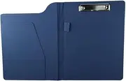GetCoupon A4 Folder, Sales Folder, Leather Business Stationery, Office Supplies, Portfolio Organizer with Clipboard and Pen Holder