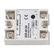 SSR-60DA Solid State Relay Single Phase Relay Input 3-32V DC Output 24-380V AC