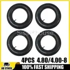 4PCS 4.80/4.00-8 Inner Tube for 16" Air Pneumatic Wheel Bent Valve Wheelbarrow A