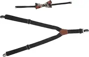 [ANDRESLAD] Elastic Boys and Girls Suspender Heavy Duty Suspenders for Toddlers Boys and Girls Suit Non-slip Clips Jean Elastic Strap