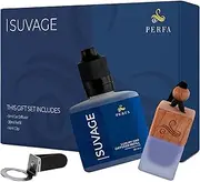 Suvage Gift Set with Refill Bottle | Car Scents Air Freshener with Sauvage Fragrance | Strong Car Perfume Air Freshener | Odour Eliminating Car Air Fresheners by Perfa