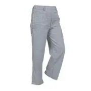 Mercer Culinary Genesis Unisex Black & White Hounds Tooth Cargo Pants - L